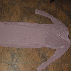 Missguided Mauve midi dress Worn once